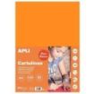 Apli Cartulina Naranja Fluorescente A4 170g 50 Hojas