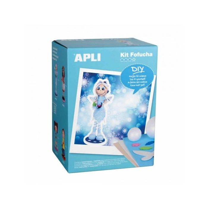Apli Kit de Manualidades Fofucha Hada - Incluye Material Completo - Patrones e Instrucciones Visuales - Ideal para Expertos en F