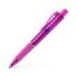 Faber-Castell Poly Ball View Aurora Colours Boligrafo Retractil XB - Cuerpo Translucido - Grip de Agarre - Tinta Azul - Color Fu