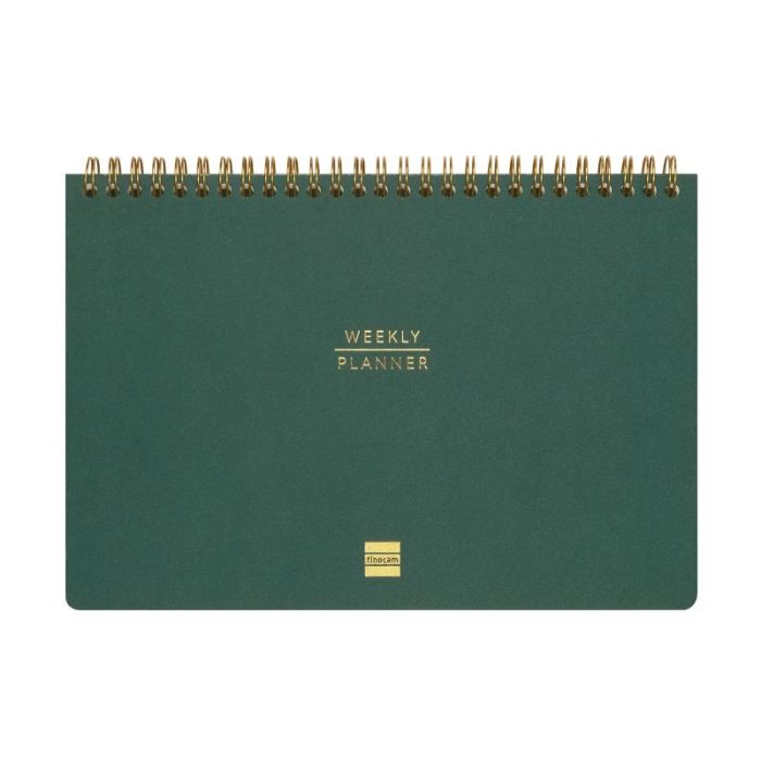 Finocam Haiku Planificador sin Fechar - Internacional - Semana Vista Vertical - 240x165mm - Tapa Dura - Papel de 95g/m2 - 57 Sem