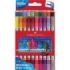 Faber-Castell Glitter Pack con 20 Rotuladores Doble Punta - Punta Gruesa y Fina - Tinta con Efecto de Purpurina - Tinta a Base d
