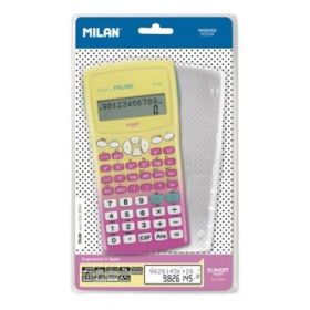 Milan M240 Sunset Calculadora Cientifica 10+2 Digitos - Pantalla de 2 Lineas - 240 Funciones Integradas Incluyendo 124 Cientific