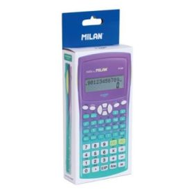 Milan M240 Sunset Calculadora Cientifica 10+2 Digitos - Pantalla de 2 Lineas - 240 Funciones Integradas Incluyendo 124 Cientific