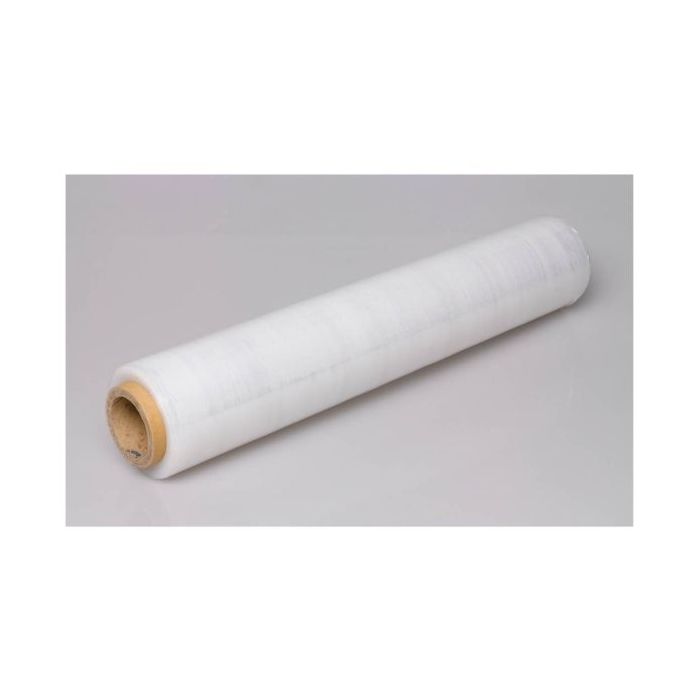 Fabrisa Bobina de Film Extensible con Mandril 23 Micras - Ancho 50cm, Largo 115m- 2kg de Peso - Gran Resistencia - Transparente