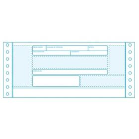 Fabrisa Caja de Recibos Negociables 240x4  90gr - 1 Hoja 2 Trepados 2.500 pliegos