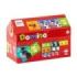 Apli Kids Domino de la Granja Ilustrado por Angelica Scudamore - 28 Piezas de 14x7 cm - Caja en Forma de Casita - Piezas Resiste