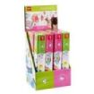Apli Expositor de Rollos de Papel Adhesivo para Pegar y Colorear - Tamaño 30Cmx4M - 12 Rollos con Diseños de Transportes y Candy
