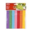 Apli Tiras de Papel - 30 Tiras por Color - Perfectas para Decoraciones, Guirnaldas y Manualidades - Colores Surtidos