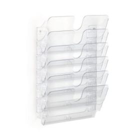 Durable Flexiplus 6 Dispensador para Folletos A4 Horizontal - Transparente