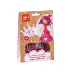 Apli Mini Kit de Manualidades Princesa Rosa - Reduce Estres - Aumenta Autoestima - Mejora Memoria - Desarrolla Coordinacion - En