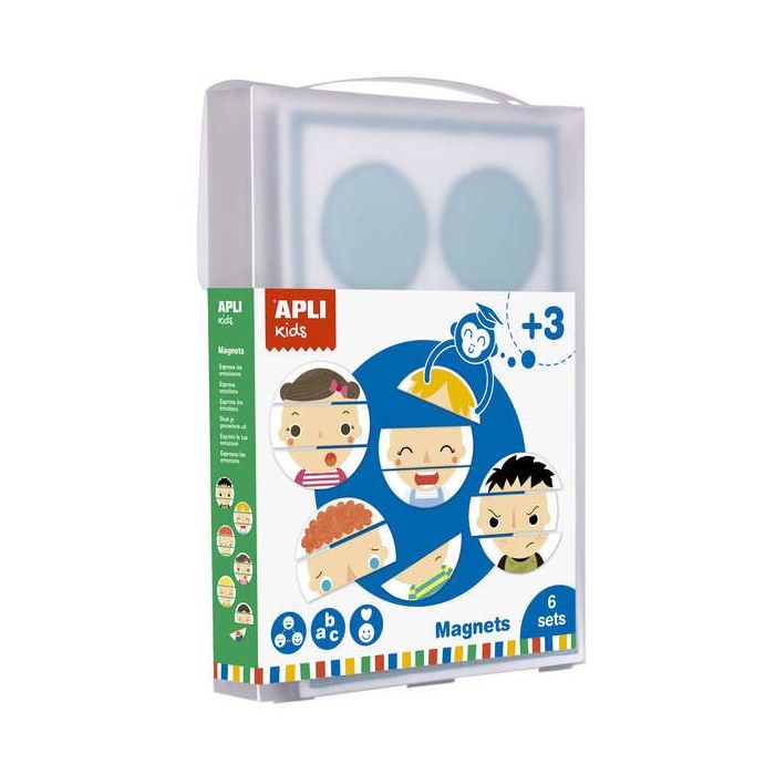 Apli Magnet Emociones XXL - Tamaño 50x70 - Iman de Alta Resistencia - Diseño con Emociones Variadas
