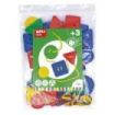 Apli Juego de 48 Botones Ensartables - Formas y Tamaños Variados - Desarrolla Psicomotricidad y Creatividad - Colores Surtidos