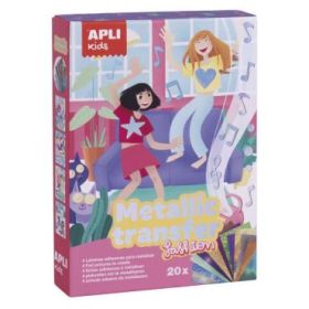 Apli Metallic Transfer Fashion - Sin Medida - Transferibles Metalicos para Decoracion de Prendas y Objetos