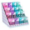 Apli Nordik Collection Expositor de Productos Basicos - Colores Pastel Surtidos - 12 Cajas de Gomas Elasticas, Pins, Clips y Pin