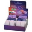 Faber-Castell Sleeve Mini Flow Expositor con 24 Gomas de Borrar con Funda - Libre de PVC - Colores Surtidos