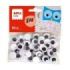 Apli Ojos Moviles Adhesivos Redondos - Gran Adhesion - Versatiles para Manualidades - Ideal para Escuelas y Talleres Infantiles