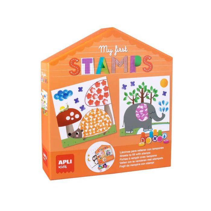 Apli Myfirststamps - Sellos para Niños - Diseños Variados y Divertidos - Faciles de Usar