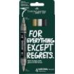 Faber-Castell Multimark Acrylic Mirror Pack con 4 Rotuladores Acrilicos Doble Punta Efecto Espejo - Puntas Redondas de 1mm y 3mm