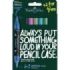 Faber-Castell Multimark Acrylic Tonos Frios Pack con 8 Rotuladores Acrilicos Doble Punta - Puntas Redondas de 1mm y 3mm - Tinta