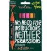 Faber-Castell Multimark Acrylic Tonos Calidos Pack con 8 Rotuladores Acrilicos Doble Punta - Puntas Redondas de 1mm y 3mm - Tint