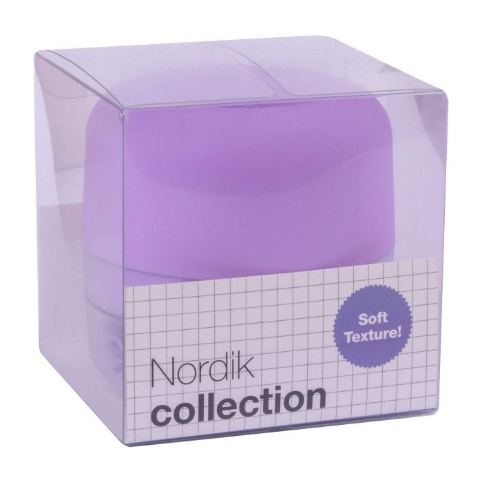 Apli Dispensador de Clips Nordik Collection - Base Translucida - Tapa Magnetica Soft Touch - Incluye 50 Clips - Ideal para Hogar