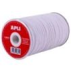 Apli Bobina de Cuerda Elastica Plana 5mmx100m - Facil de Cortar y Atar - Ideal para Manualidades