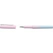 Faber-Castell Poly Ball Flow Edition Blushing Sky Pluma Estilografica - Ancho del Plumin Medio - Suave al Tacto - Color Rosa/Azu