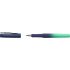 Faber-Castell Poly Ball Flow Edition Buzzing Blue Pluma Estilografica - Ancho del Plumin Medio - Suave al Tacto - Color Azul/Tur