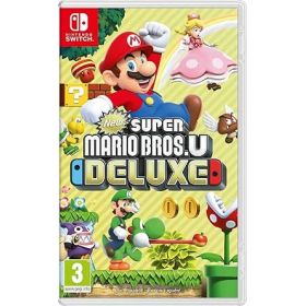 Nintendo Videojuego New Super Mario Bros. U Deluxe para Consola Nintendo Switch - Genero Plataformas 2D/Multijugador - PEGI 3