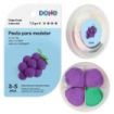 Dohe Coleccion Cute Fruit Pasta para Modelar Uvas - Ligera y Flexible - Apto para Niños de 3 a 5 Años