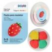 Dohe Coleccion Cute Fruit Pasta para Modelar Fresa - Ligera y Flexible - Apto para Niños de 3 a 5 Años
