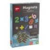 Apli Juego Magnetico de Numeros - Introduccion a las Matematicas - Incluye 51 Imanes de Numeros y Simbolos y 15 Fichas con Ejemp