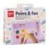 Apli Kids Paint - Fun Tapete de Silicona y Vaso Pleglable - Para Pintar y Hacer Manualidades sin Ensuciar - Color Lila