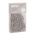 Apli Up North Pack con 140 Clips de Metal 28mm - Color Gris