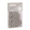 Apli Up North Pack con 140 Clips de Metal 28mm - Color Gris