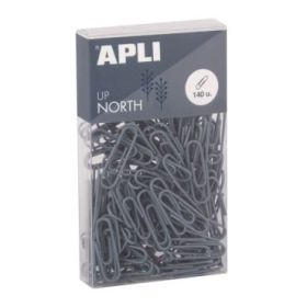 Apli Up North Pack con 140 Clips de Metal 28mm - Color Azul