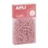 Apli Up North Pack con 140 Clips de Metal 28mm - Color Rosa