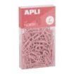 Apli Up North Pack con 140 Clips de Metal 28mm - Color Rosa
