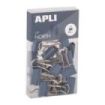 Apli Up North Pack con 15 Pinzas de Metal 19mm - Color Azul