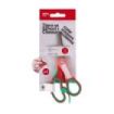 Apli Kids Tijera Escolar 13 cm - Punta Redondeada - Ergonomica - Espacio para el Nombre - Uso Ambidiestro - Color Rojo