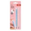 Apli Infinite Pencil Pack con 2 Lapices Infinitos Retractiles HB - Colores Rosa y Azul