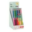 Apli Duo Expositor con 6 Packs de 12 Lapices de Colores de Doble Punta - Forma Triangular - Colores Surtidos