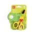 Apli Kids Tijera Preescolar 12cm - Sistema de Seguridad que Evita Cortes en la Piel, el Pelo o la Ropa - Con Formas de Animales