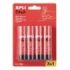 Apli Pack con 4 Barras de Pegamento 10g - Facil Aplicacion - Secado Rapido - Transparente