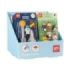 Apli Expositor con 12 Packs de de Gomas Puzzle - Divertidas Gomas de Borrar - Se Pueden Montar y Desmontar para Jugar con Ellas