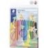 Staedtler Noris 221 Pack de 12 Ceras Giratorias - Diametro 6mm - Resistencia a la Rotura - Colorantes Alimenticios - Colores Sur