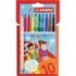 Stabilo Trio 2 en 1 Pack con 10 Rotuladores de Doble Punta - Punta Fina 0,5mm y Punta Ancha 2mm - Tinta Lavable - Zona de Agarre