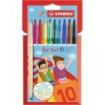 Stabilo Trio 2 en 1 Pack con 10 Rotuladores de Doble Punta - Punta Fina 0,5mm y Punta Ancha 2mm - Tinta Lavable - Zona de Agarre
