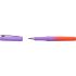 Faber-Castell Poly Ball Flow Edition Punchy Melon Pluma Estilografica - Ancho del Plumin Medio - Suave al Tacto - Color Lila/Roj
