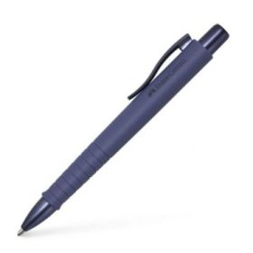 Faber-Castell Poly Ball Urban Limited Edition Boligrafo Retractil XB - Forma Triangular Ergonomica - Suave al Tacto - Color Azul